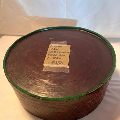 Myanmar Monk's Bowl, Lacquerware Betel Boxes (DR-RG)
