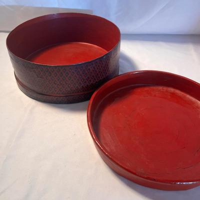 Myanmar Monk's Bowl, Lacquerware Betel Boxes (DR-RG)