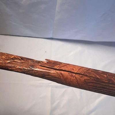 Hand Carved Walking Stick (D-RG)