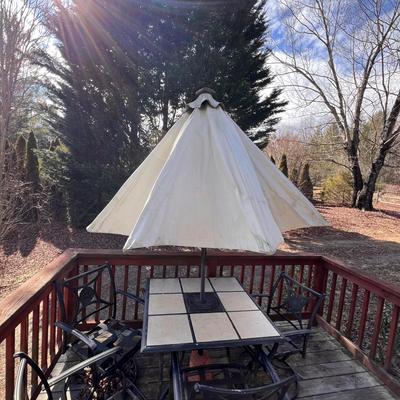 Tile Top Patio Table & Chairs (Y-RG)