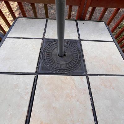 Tile Top Patio Table & Chairs (Y-RG)