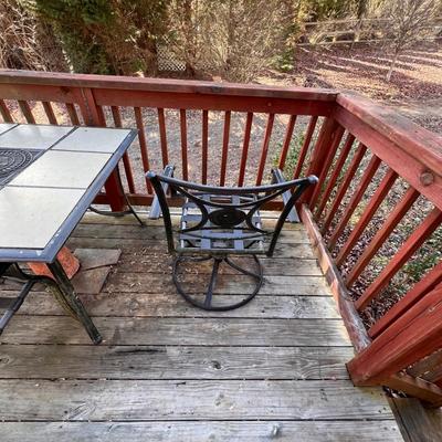Tile Top Patio Table & Chairs (Y-RG)
