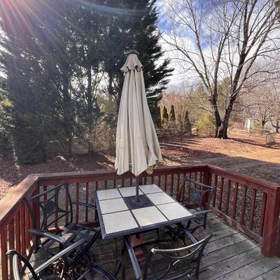 Tile Top Patio Table & Chairs (Y-RG)