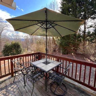 Tile Top Patio Table & Chairs (Y-RG)