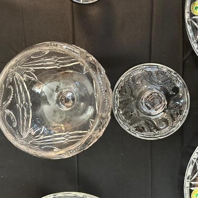 Lot of Crystal & Glass including items by Waterford & Block