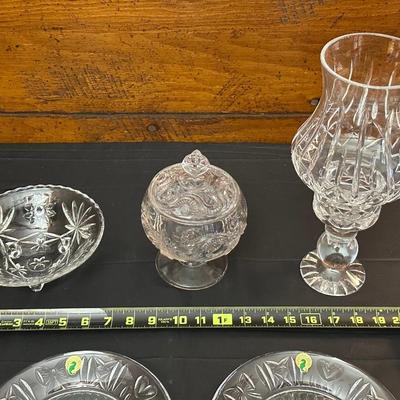Lot of Crystal & Glass including items by Waterford & Block