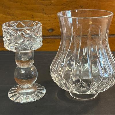 Lot of Crystal & Glass including items by Waterford & Block