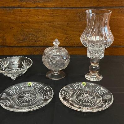 Lot of Crystal & Glass including items by Waterford & Block
