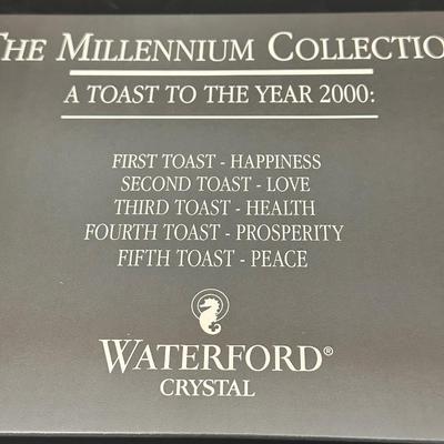 Lot of Crystal & Glass including items by Waterford & Block