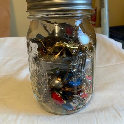 Mystery Pint Jar of Untested Broken Jewelry #2