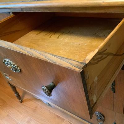 Beautiful Vintage Dresser on Wheels.
