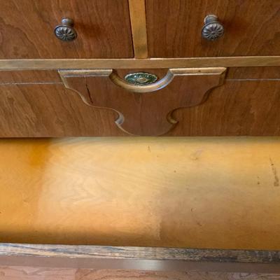 Beautiful Vintage Dresser on Wheels.