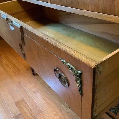 Beautiful Vintage Dresser on Wheels.