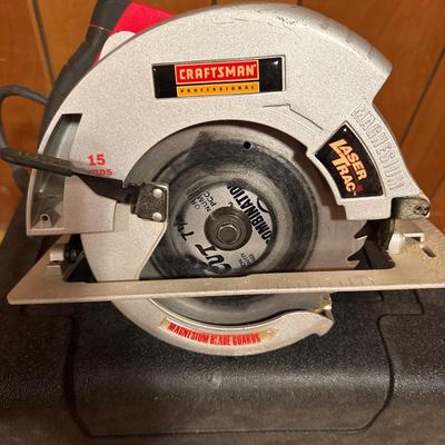 Craftsman professional series circular saw 7 1/4 inch with laser trac