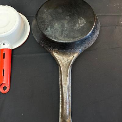 Lot of Vintage and Antique Glass Jars and Skillets