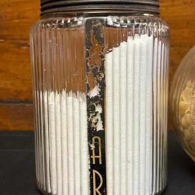 Lot of Vintage and Antique Glass Jars and Skillets