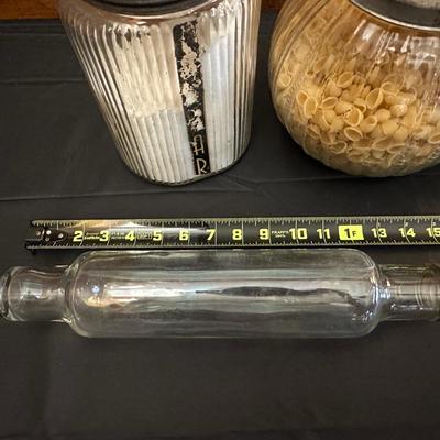 Lot of Vintage and Antique Glass Jars and Skillets