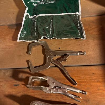 3-piece C-Clamp And Weld Clamp Set