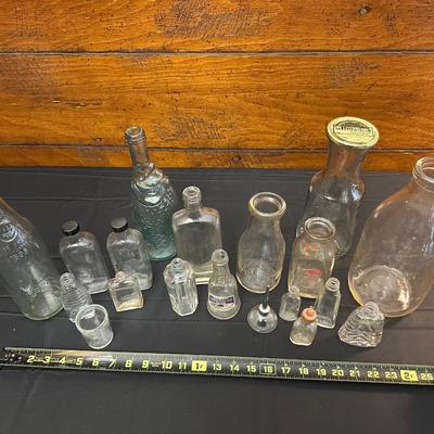 Lot of Vintage & Antique Bottles