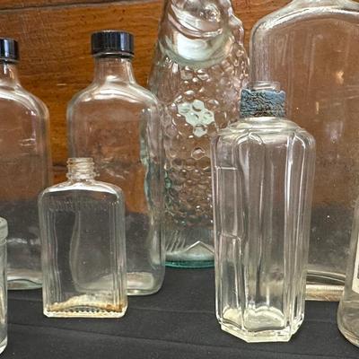 Lot of Vintage & Antique Bottles