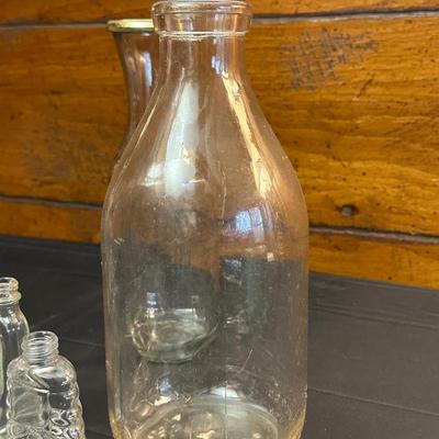 Lot of Vintage & Antique Bottles
