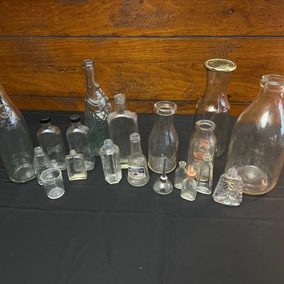 Lot of Vintage & Antique Bottles