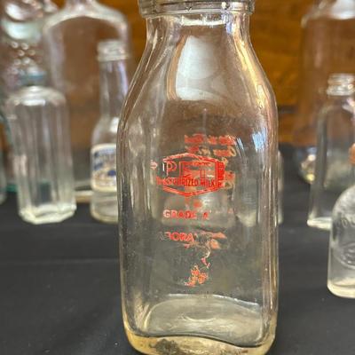 Lot of Vintage & Antique Bottles