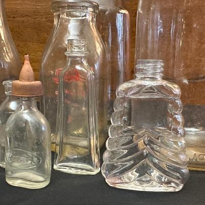Lot of Vintage & Antique Bottles