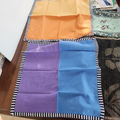 Large Linen Lot Placemats Napkins