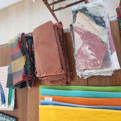 Large Linen Lot Placemats Napkins