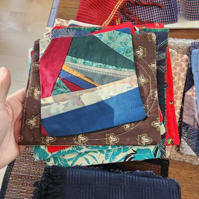 Lot of Linens Placemats, Table Runners, Napkins,