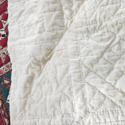 Large Dresden Pattern Quilt Bed Cover 84" X100"
