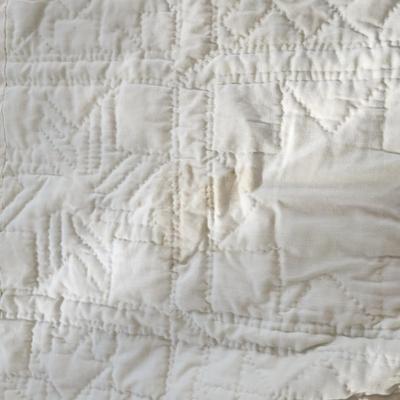 Large Dresden Pattern Quilt Bed Cover 84" X100"