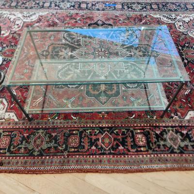 2 Tier Glass Coffee Table 41x21x16