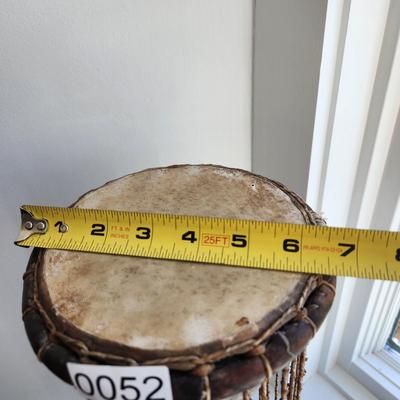 African Tribal Talking Drum 18"