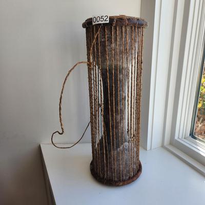 African Tribal Talking Drum 18"