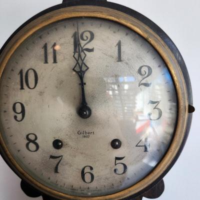 Gilbert 1807 Banjo clock Winsted Conn.