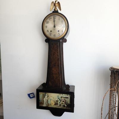 Gilbert 1807 Banjo clock Winsted Conn.