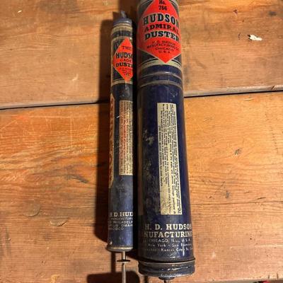 2 Vintage Hudson dusters