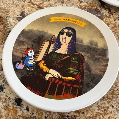 Lot 89 set of 4 Maxine plates