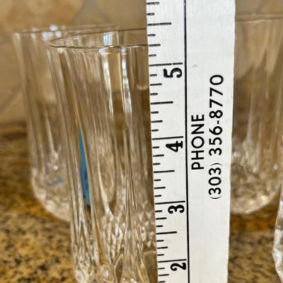 Lot 97 4 crystal water glasses