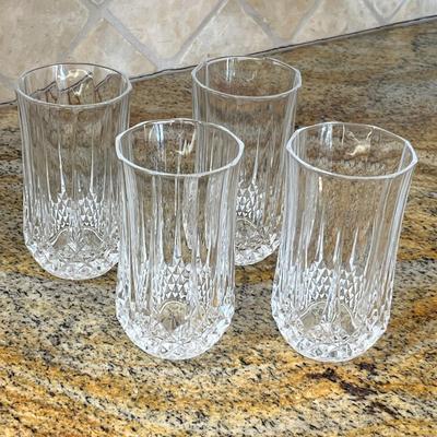Lot 97 4 crystal water glasses