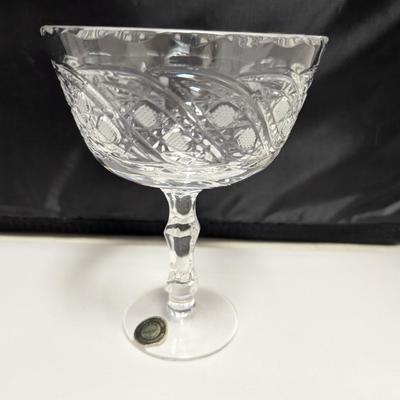 Vintage USSR U.S.S.R Soviet Lead Crystal Cut Pressed Glass #13 (DR)