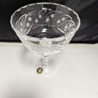 Vintage USSR U.S.S.R Soviet Lead Crystal Cut Pressed Glass #13 (DR)