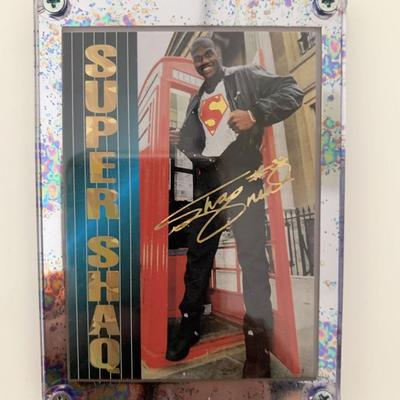 Shaquille O'Neal Super Shaq Facsimile Signed Framed Basketball Card