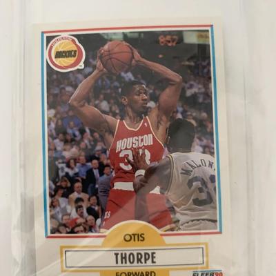 Otis Thorpe Houston Rockets Fleer '90 Basketball Card