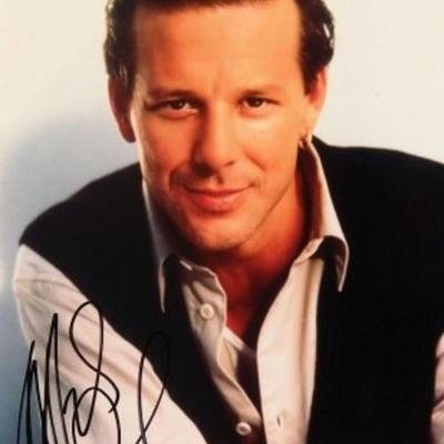 Mickey Rourke signed portrait photo 