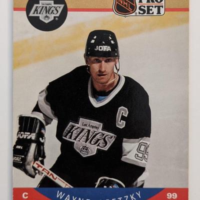 Wayne Gretzky LA Kings NHL Pro Set Hockey Card