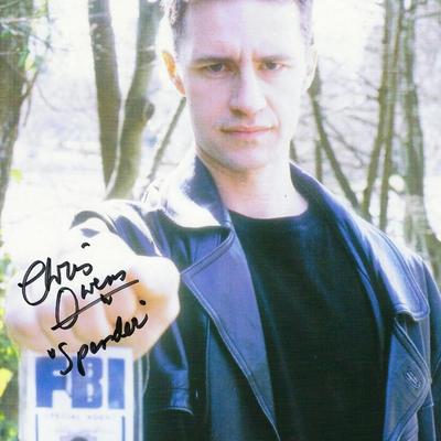 X Files Chris Owens signed photo