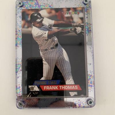 Frank Thomas Young Star Framed Baseball Card
